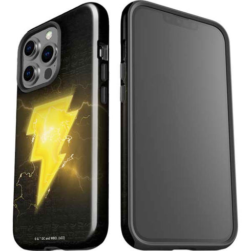 DC Comics Black Adam Lightning Bolt iPhone 15 Pro Impact Case
